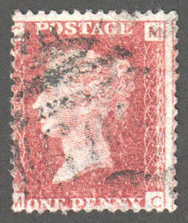 Great Britain Scott 33 Used Plate 206 - MC - Click Image to Close